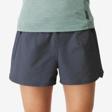 Women's Trekking Short Shorts-TRAVEL 900-Blue