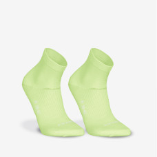 PACK OF 2 PAIRS OF RUN500 FINE CREW RUNNING SOCKS