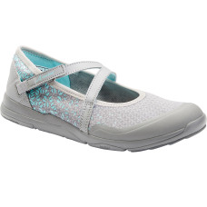 PW 160 Br'easy Women's City Walking Ballerina Pumps - grey/turquoise