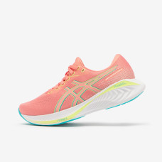 WOMEN'S ASICS GEL STRATUS KNIT 4 RUNNING SHOES - GUAVA/LIME GREEN