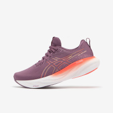 WOMEN'S ASICS GEL ZIRUSS 8 RUNNING SHOES - DARK UBE/CORAL REEF
