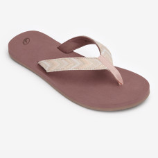 Women's flip-flops - 550 Raffi plum pink taupe