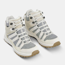 Women's Warm and Waterproof Hiking Boots NH500 Mid - White