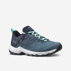 Women's Waterproof Mountain Walking Shoes - MH500 Blue