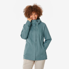 Women's Hiking Waterproof Jacket NH500 - Green Women's Hiking Waterproof Jacket NH500 - Green