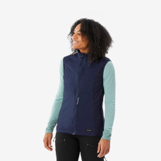 Women's mountain trekking windproof gilet - TREK 500 - Dark Blue Women's mountain trekking windproof gilet - TREK 500 - Dark Blue