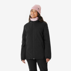 WOMEN'S SKI JACKET 100 - BLACK WOMEN'S SKI JACKET 100 - BLACK
