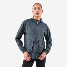 Women's windproof running jacket - KIPRUN Run 500 Wind - Green