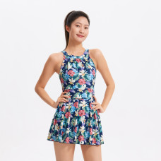 Women's 1-piece skirt swimsuit CN Amber TROPIC NAVY Women's 1-piece skirt swimsuit CN Amber TROPIC NAVY