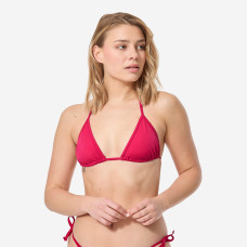 Women's sliding triangle swimsuit top mae red