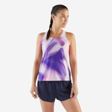 KIPRUN Run 900 Light Women's Lightweight Running Tank Top - Purple Print KIPRUN Run 900 Light Women's Lightweight Running Tank Top - Purple Print