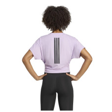 Power Crop Tee Purple Adidas Power Crop Tee Purple Adidas