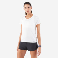 Women's breathable Kiprun Run running T-shirt - white Women's breathable Kiprun Run running T-shirt - white