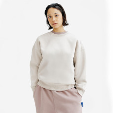 Women's crew neck, beige Women's crew neck, beige