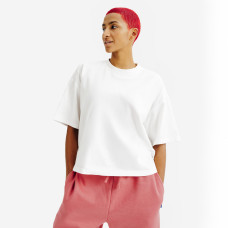 Women's Crop Top T-Shirt - White Women's Crop Top T-Shirt - White