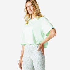 Women's Cropped Fitness T-Shirt 520 - Sorbet Green Women's Cropped Fitness T-Shirt 520 - Sorbet Green