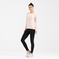 Women's long-sleeved running T-shirt Sun Protect - pink