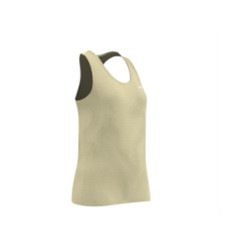 Women's running tank top, Kiprun Run 500 - Yellow