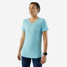 Women's seamless KIPRUN Run 500 Comfort running T-shirt - Sky Blue