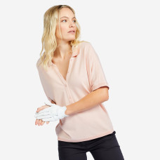 Women's short-sleeved golf polo shirt - MW520 ivory