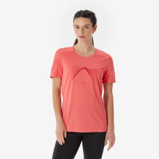 Women's short-sleeved hiking T-shirt MH500 - Pink