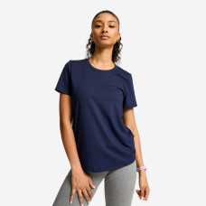 Women's Short-Sleeved T-Shirt Coolmax - Steel Blue